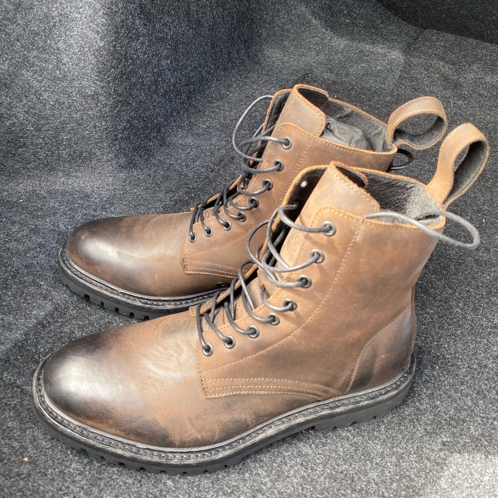 Men’s All Saints Combat Boots Size 8